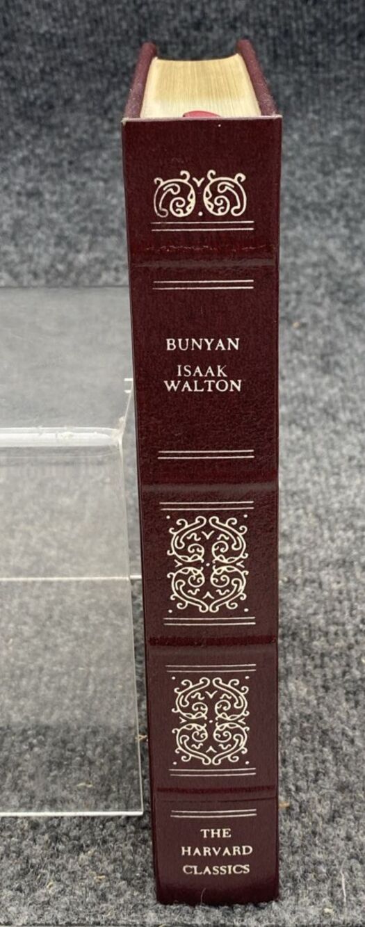 Bunyan Walton Harvard Classics Vol 15 Grolier 1980 Deluxe Leatherette Gilt Edge